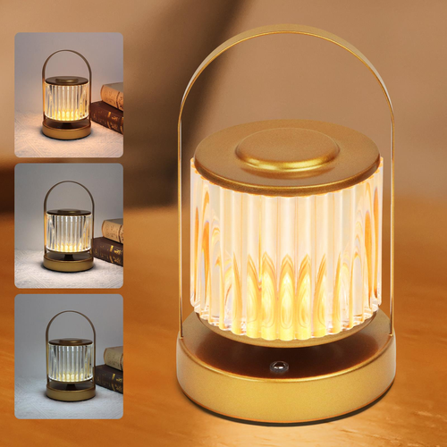 ExtraStar LED Crystal Lantern Table Lamp Rechargeable
